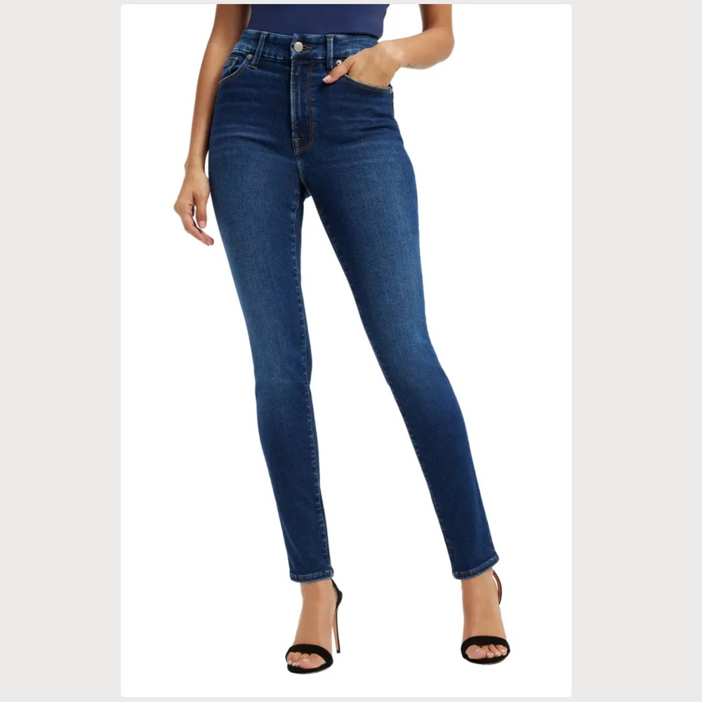 Good American Good Legs Long High Rise Skinny Denim Jeans